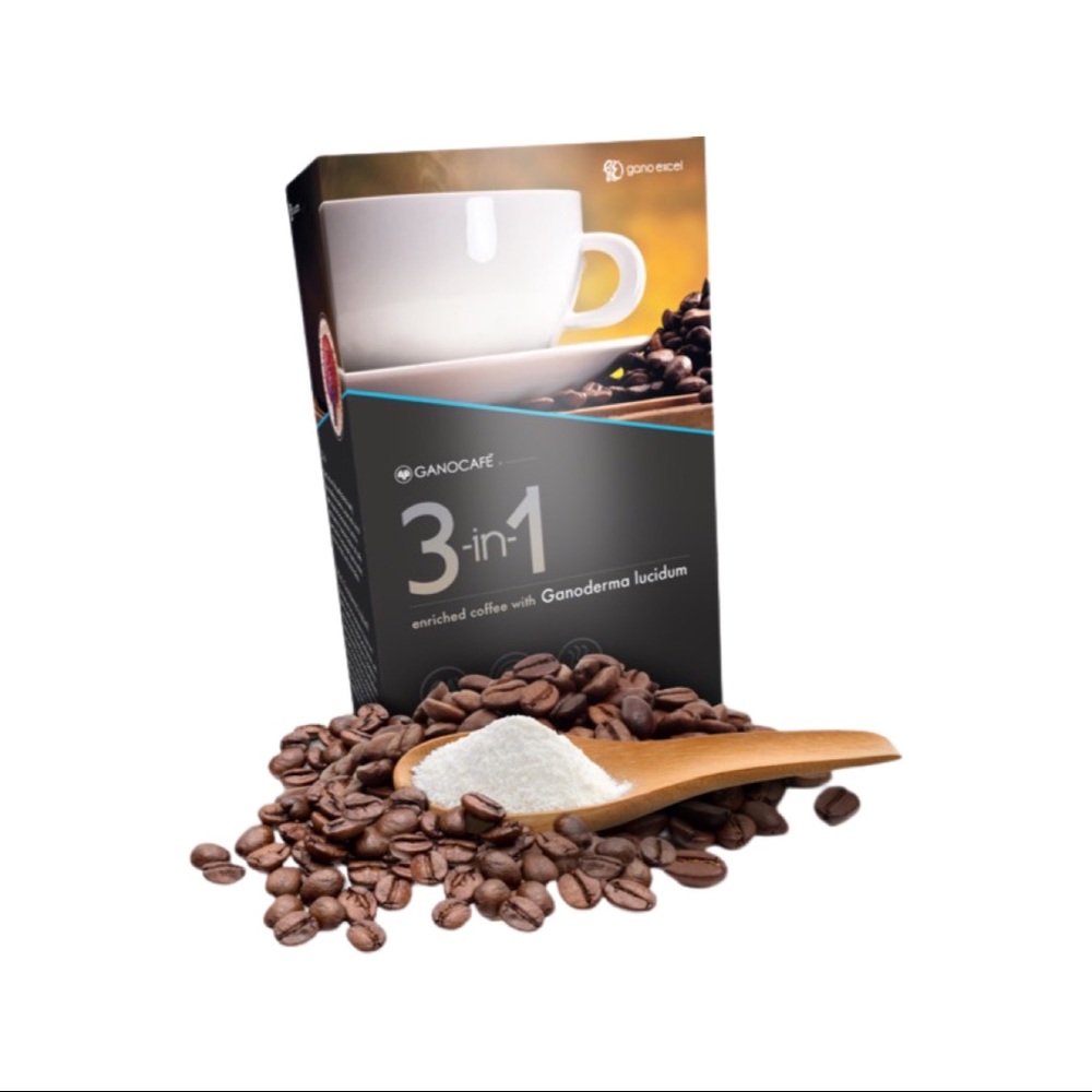 GANOCAFE 3 IN 1 GANODERMA ORIGINAL BRAND FREE SHIPPING (20 SACHETS) NEW